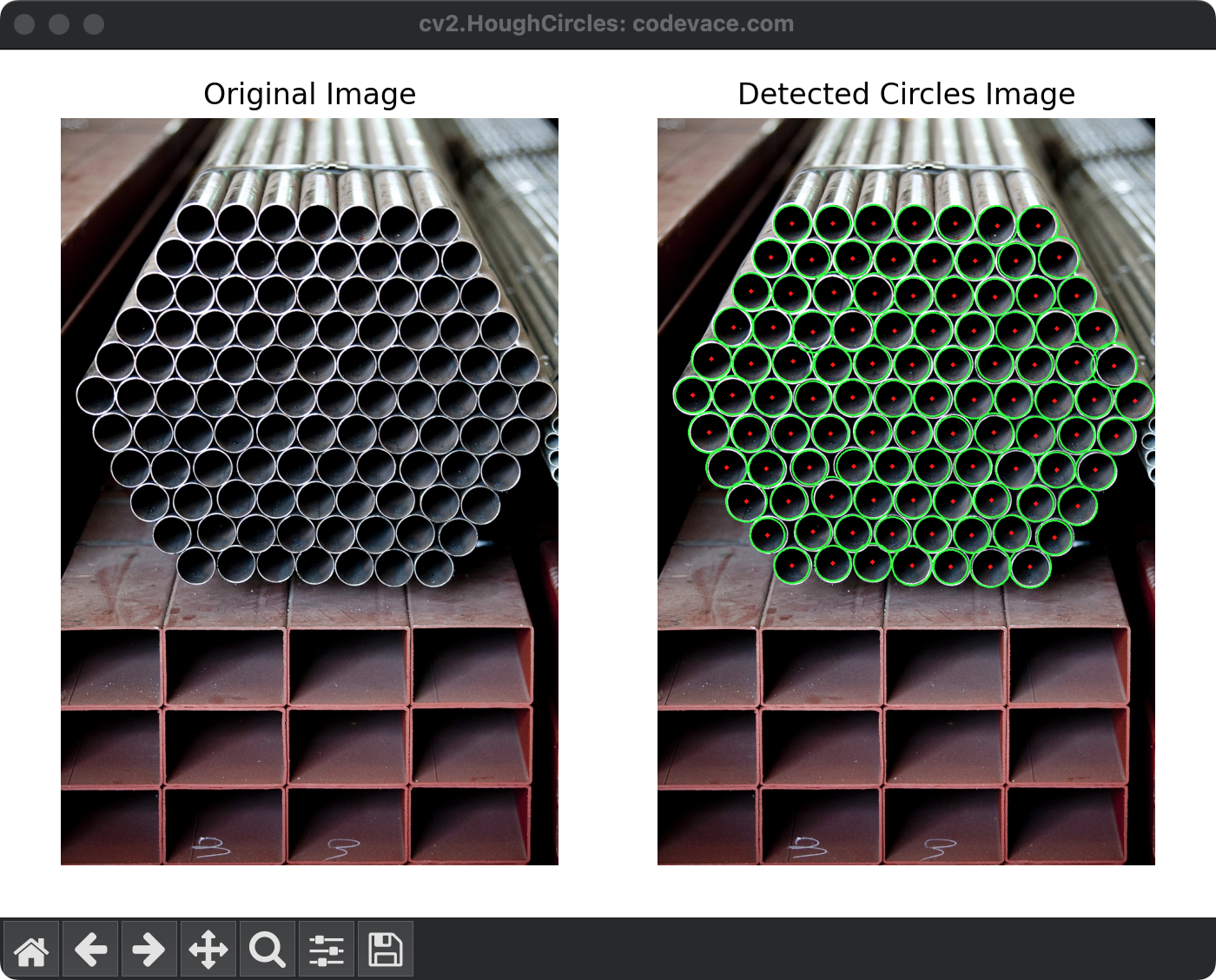入力画像２のHoughCircles関数の結果２